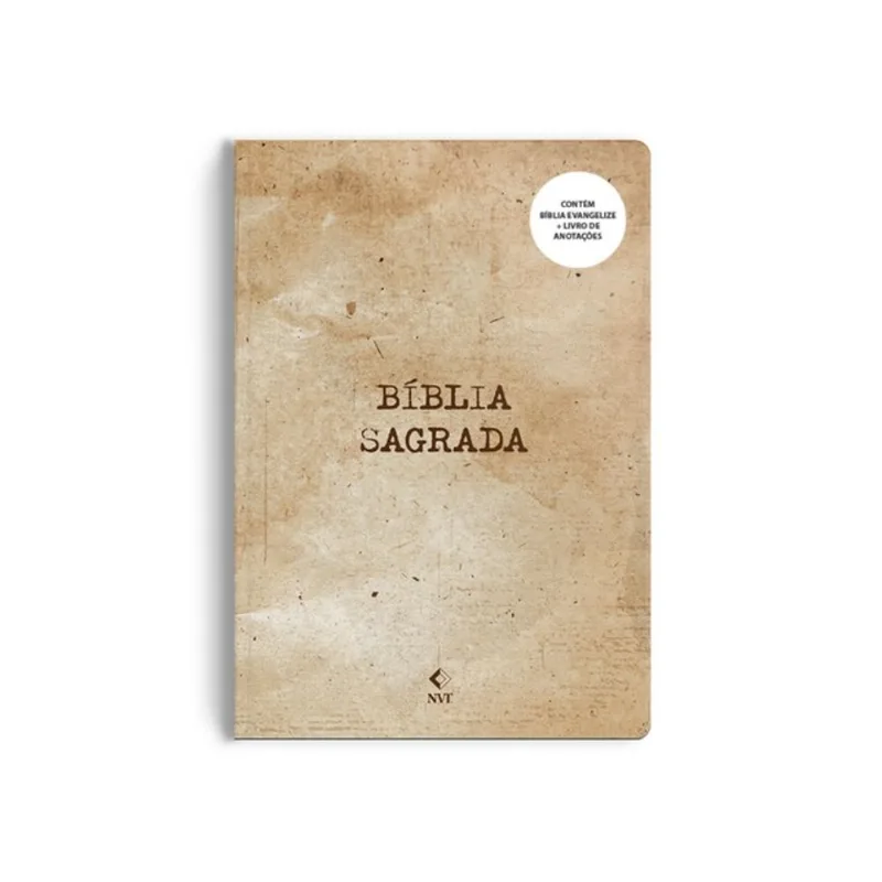 KIT BÍBLIA NVT NORMAL MÍQUEIAS 6 + LIVRO DE ANOTAÇÕES