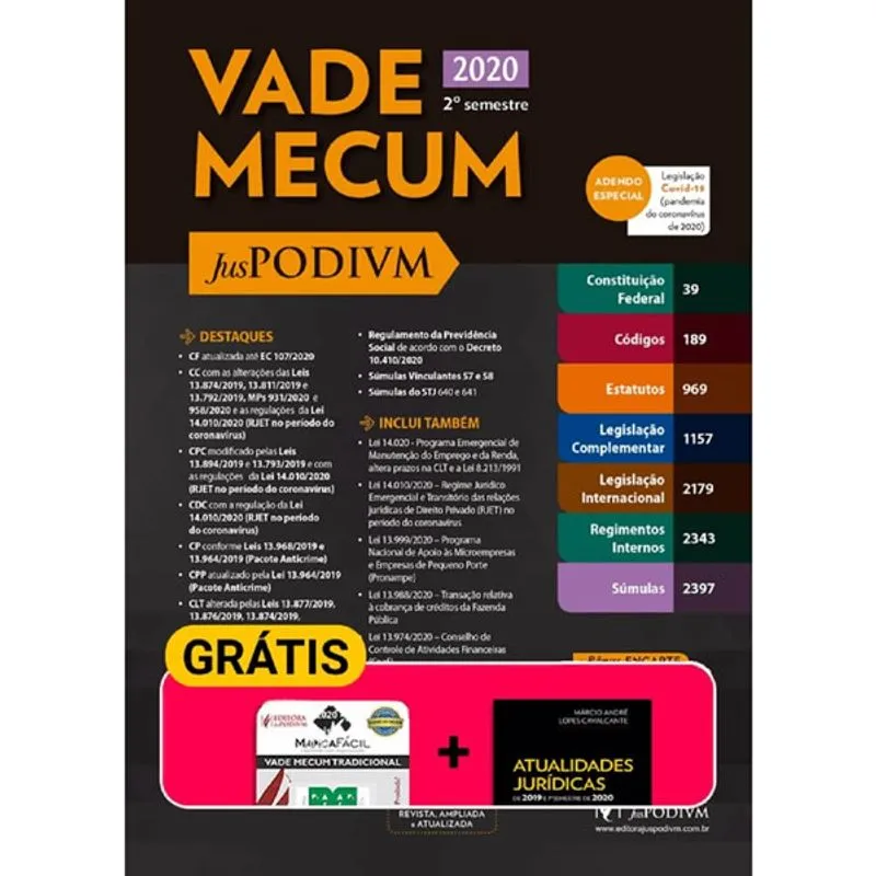 VADE MECUM JUSPODIVM TRADICIONAL - 8 ED