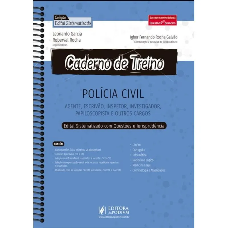 Caderno de treino - Polícia civil