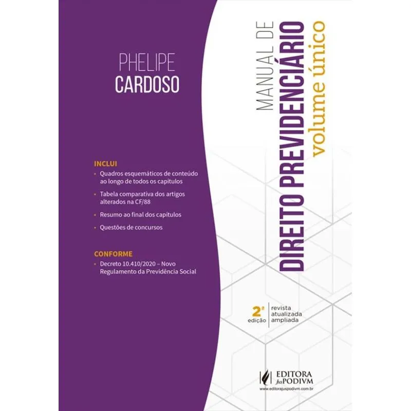 Manual de direito previdenciário