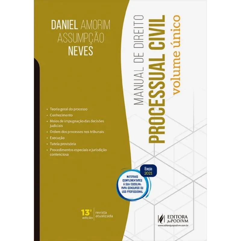 Manual de Direito Processual Civil - Volume Único