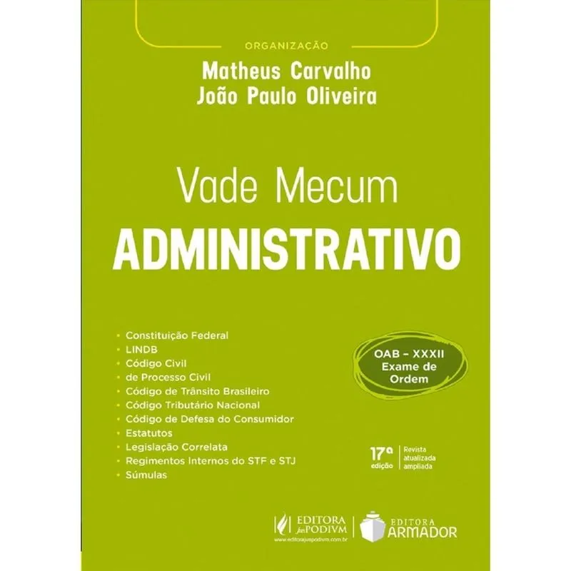 Vade Mecum Administrativo - 17ª Edição (2021)