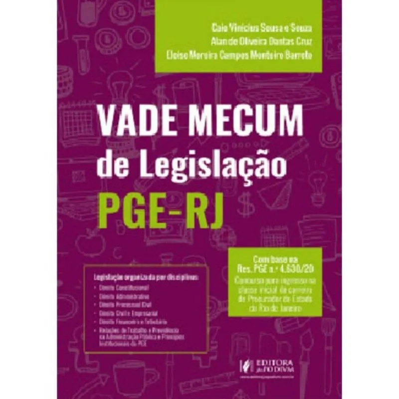Vade Mecum De Legislacao - Pge-rj - 01ed/21