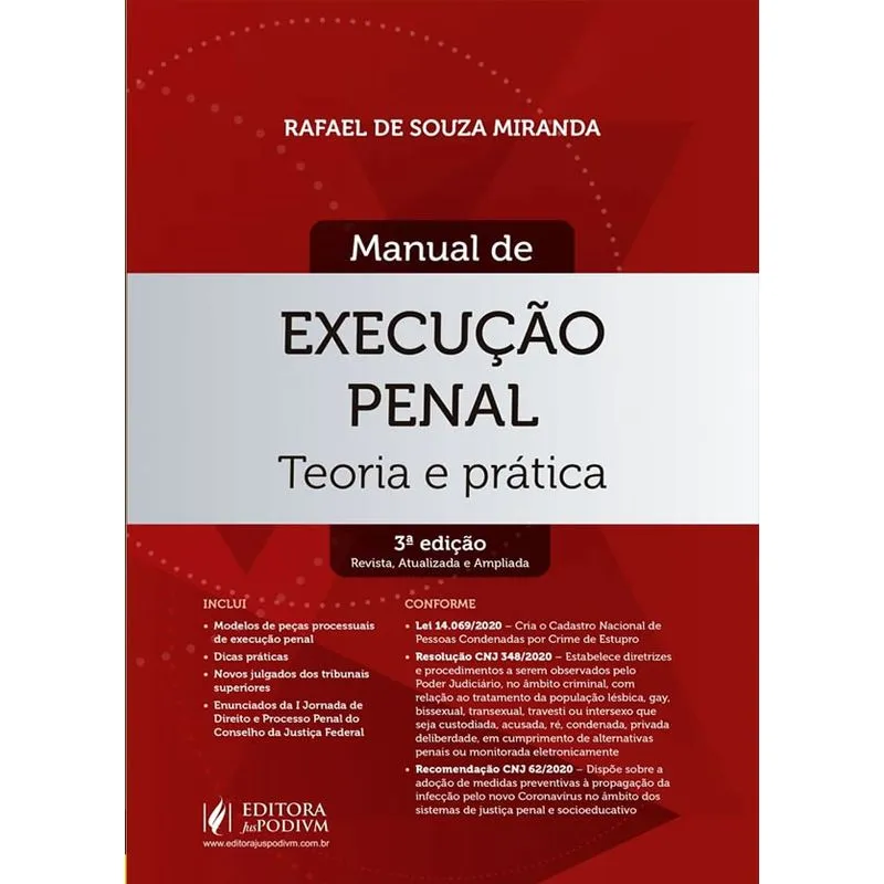 MANUAL DE EXECUÇÃO PENAL TEORIA E PRÁTICA (2021)