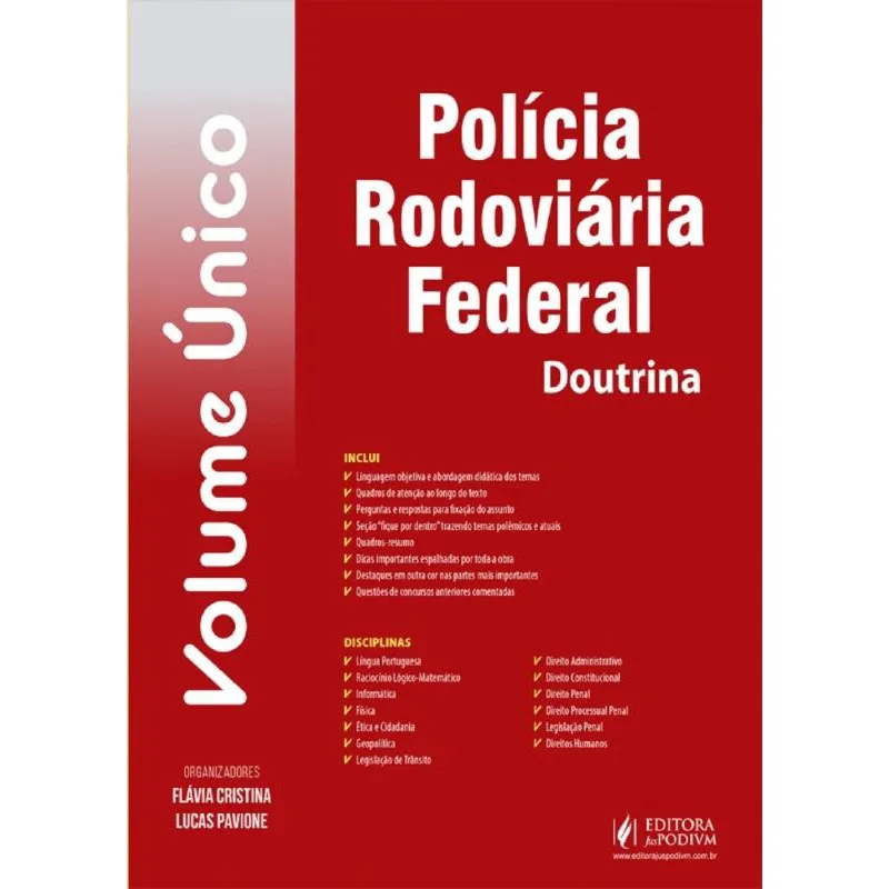 Polícia Rodoviária Federal - Doutrina - Volume Único
