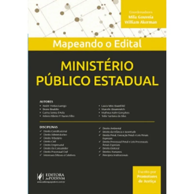 Mapeando O Edital - Ministério Público Estadual (2021)