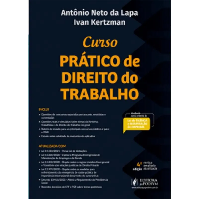 Curso Prático de Direito do Trabalho - 4ª Edição (2021)