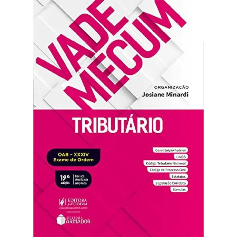 Vade Mecum Tributario (19 2022) Josiane Minardi - Juspodivm