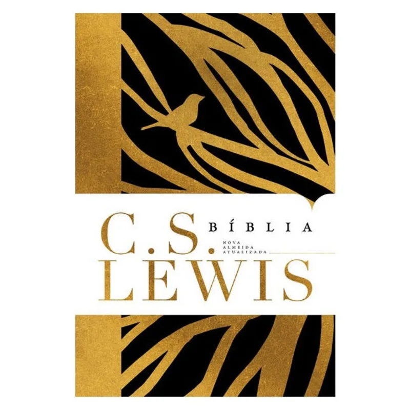 BÍBLIA C. S. LEWIS NAA, CAPA DURA PRETA, LEITURA PERFEITA