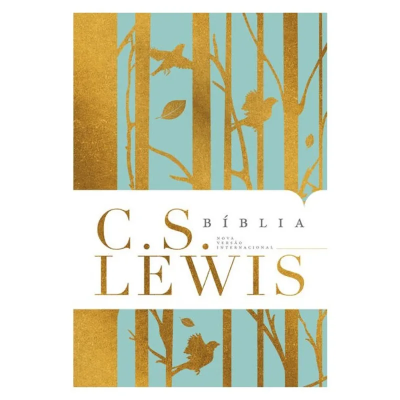 BÍBLIA C. S. LEWIS NVI, LETRA TRADICIONAL, FONTE LEITURA PERFEITA, CAPA DURA VERDE