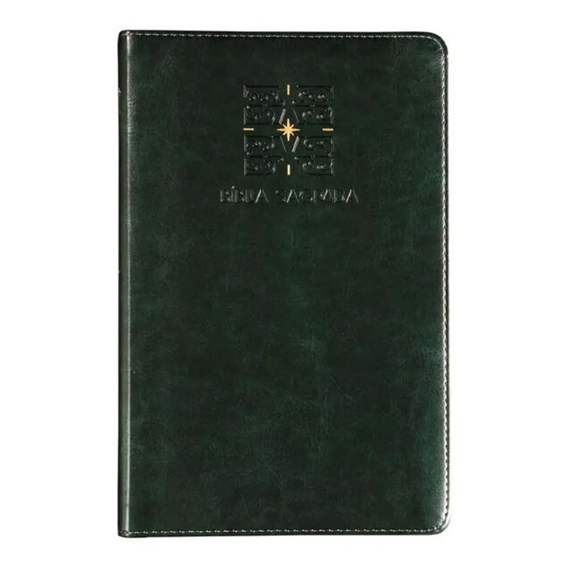THE PURPOSE BOOK: BÍBLIA SAGRADA, A21, CAPA LUXO VERDE, LUZ