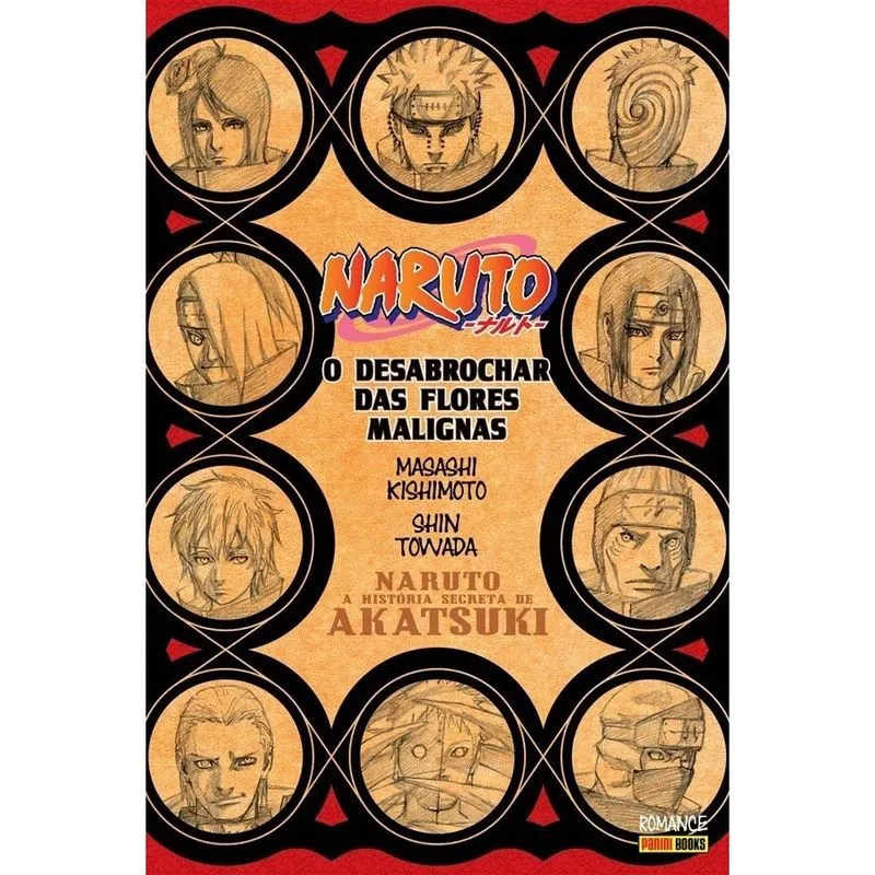 Livro - Naruto - A História Secreta da Akatsuki: O Desabrochar das Flores Malignas
