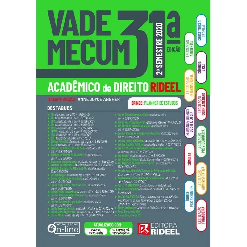 Vade Mecum Academico De Direito - 2020 - Rideel