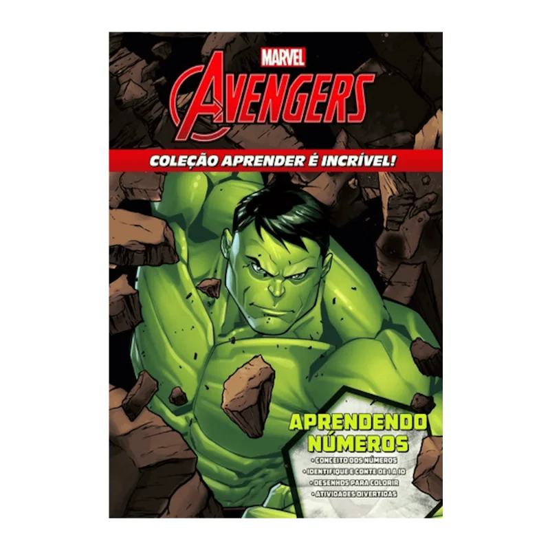 Aprender É Incrível Marvel Avengers - Números