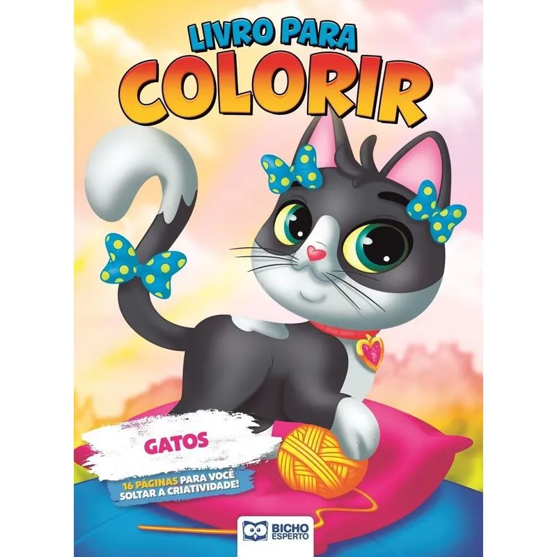Livro Para Colorir - Meu Pet - Gatos