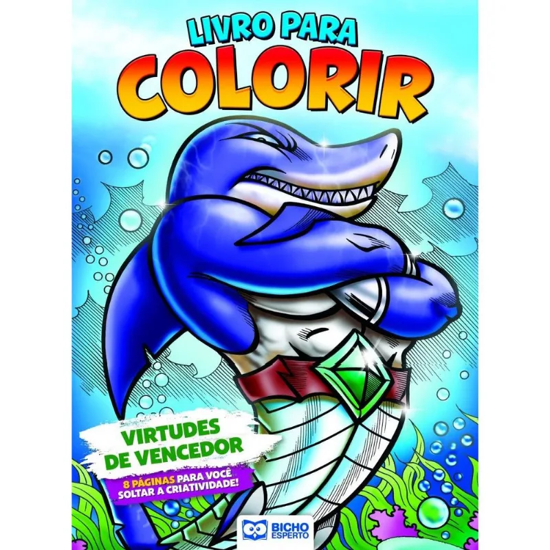 Livro Para Colorir Heróis Contra O Mal - Virtudes De Vencedor
