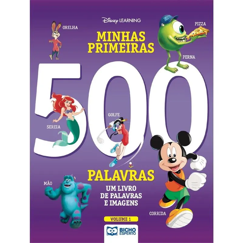 Minhas primeiras 500 palavras disney VOL.1