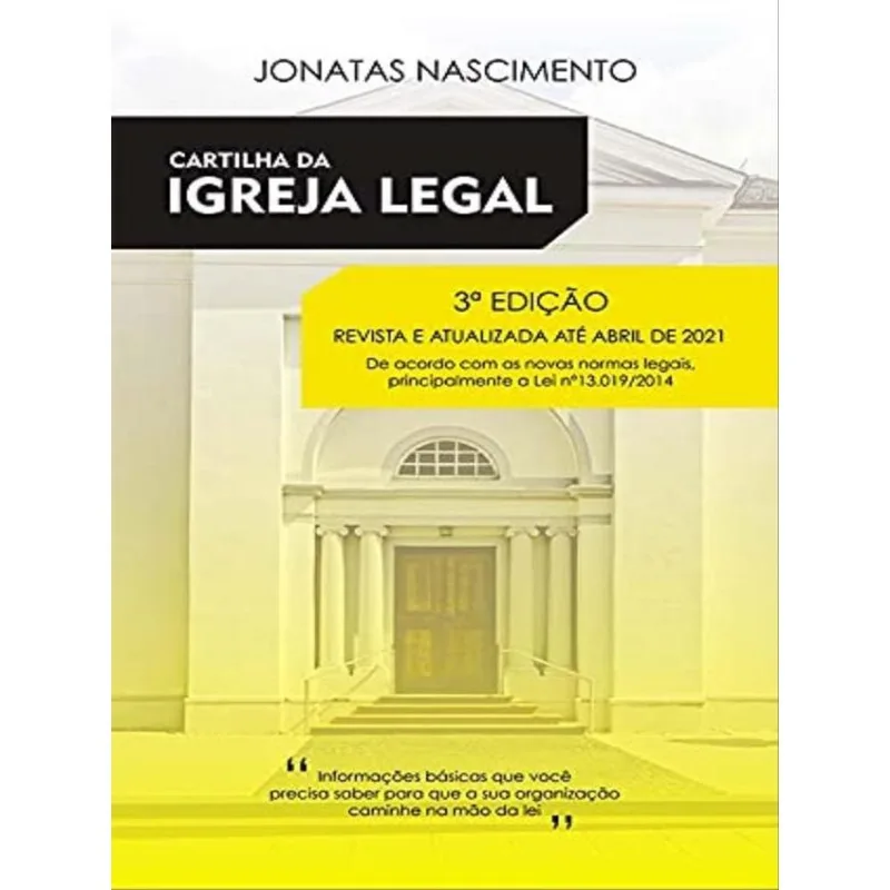 CARTILHA DA IGREJA LEGAL - 3ª EDIÇÃO