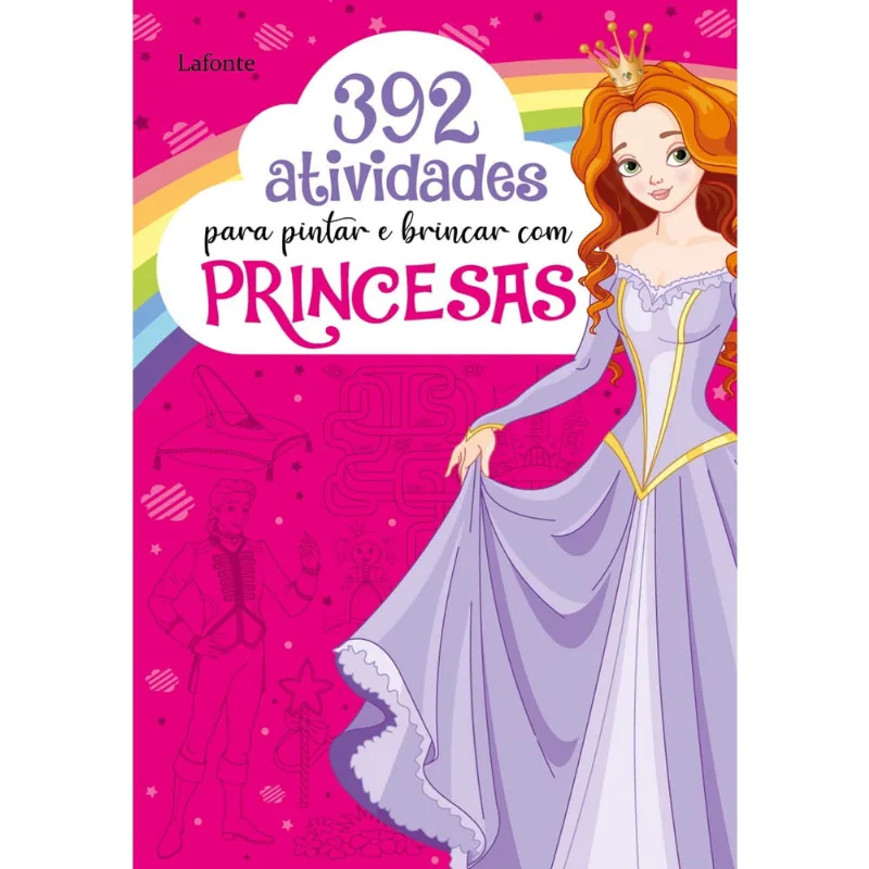 Livro - 392 Atividades para pintar e brincar com Princesas