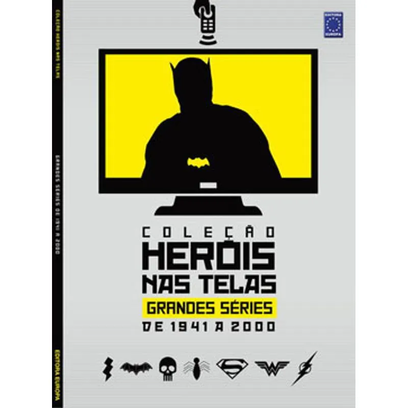 COLEÇÃO HERÓIS NAS TELAS - GRANDES SÉRIES DE 1941 A 2000
