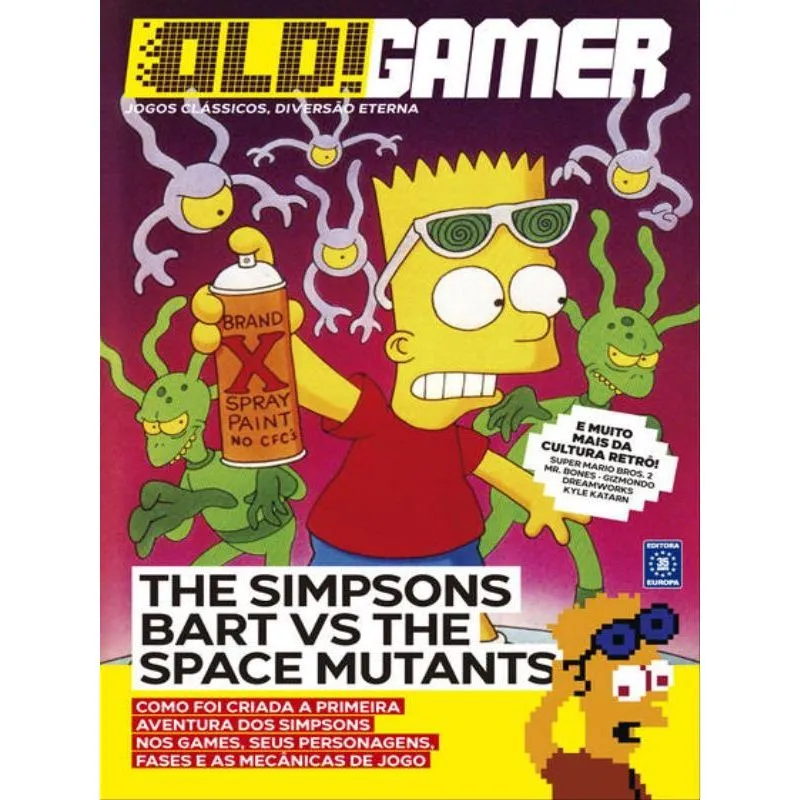 BOOKZINE OLD!GAMER - VOLUME 12: THE SIMPSONS BART VS. THE SPACE MUTANTS
