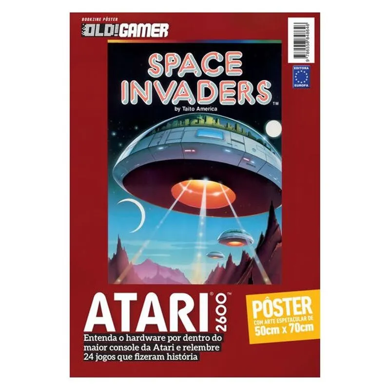 SPACE INVADERS ATARI - SUPERPÔSTER OLD!GAMER