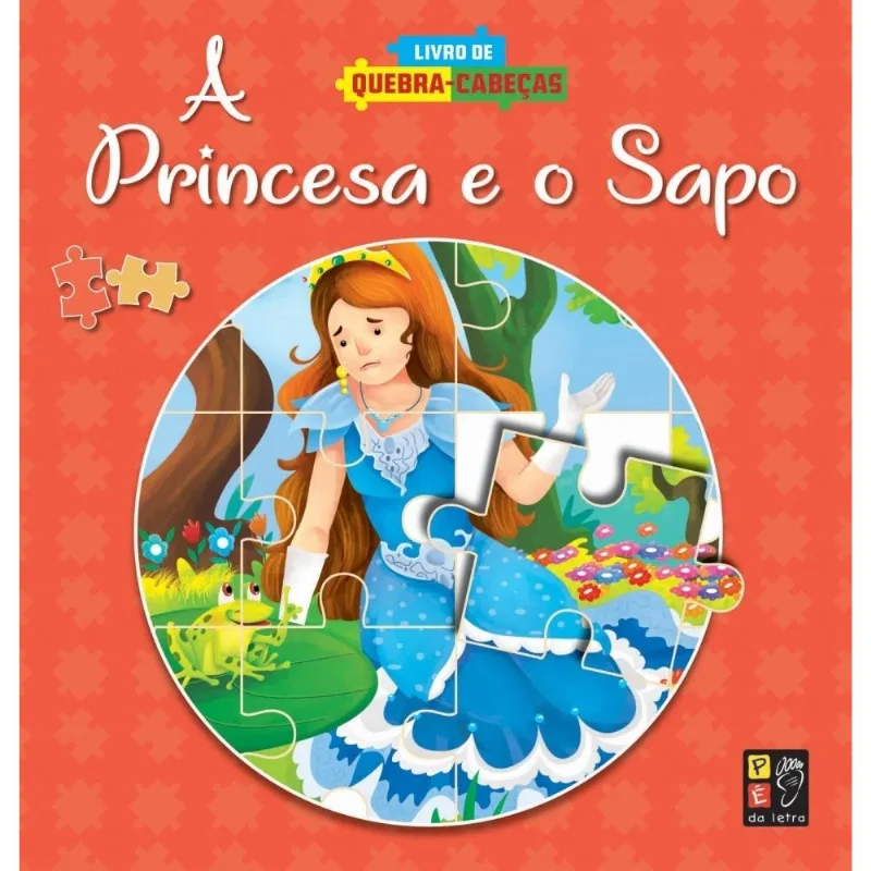 Livro De Quebra-cabecas - A Princesa E O Sapo