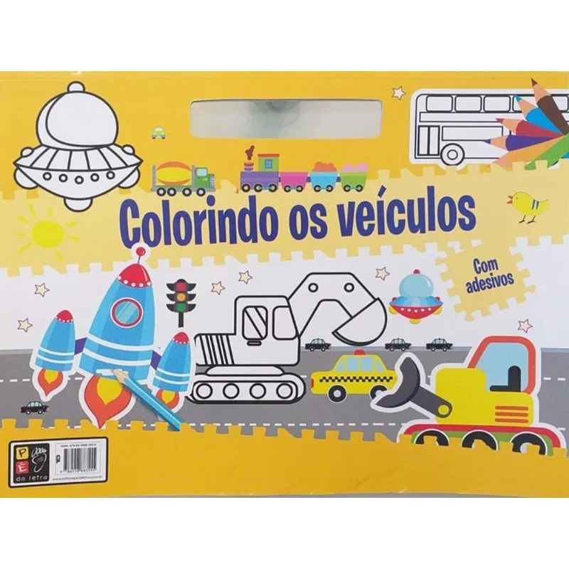 Colorindo - Os Veículos Com Adesivos