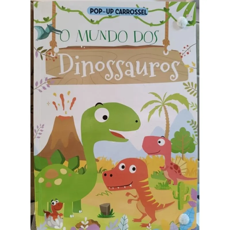Pop-up carrossel o mundo dos dinossauros