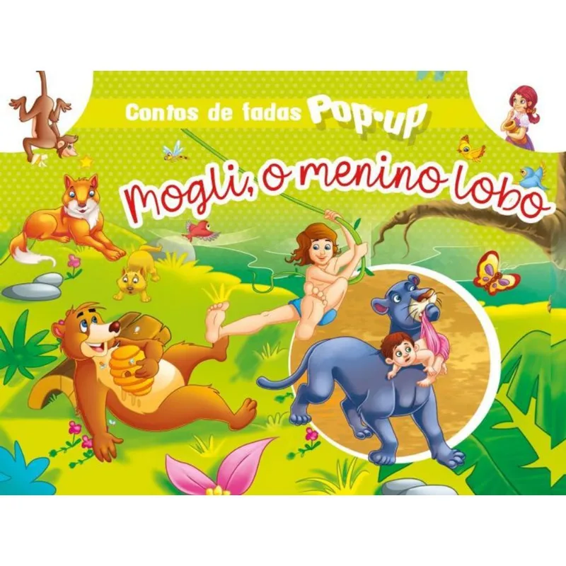 MOGLI, O MENINO LOBO - CONTOS DE FADAS POP-UP