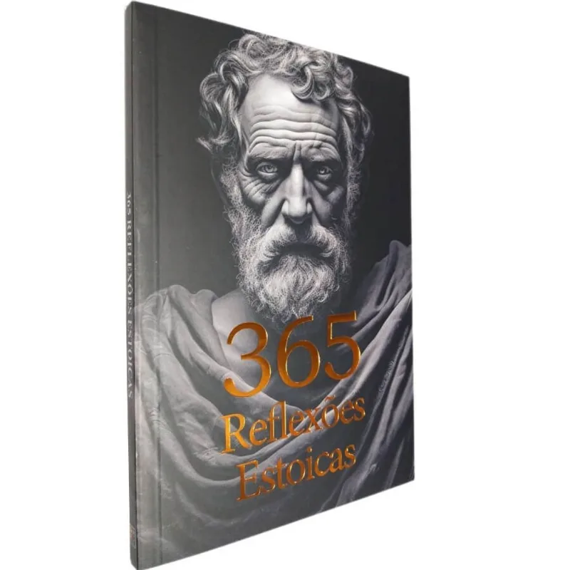 Livro Físico 365 Reflexões Estoicas Marco Aurélio, Sêneca E Epicteto