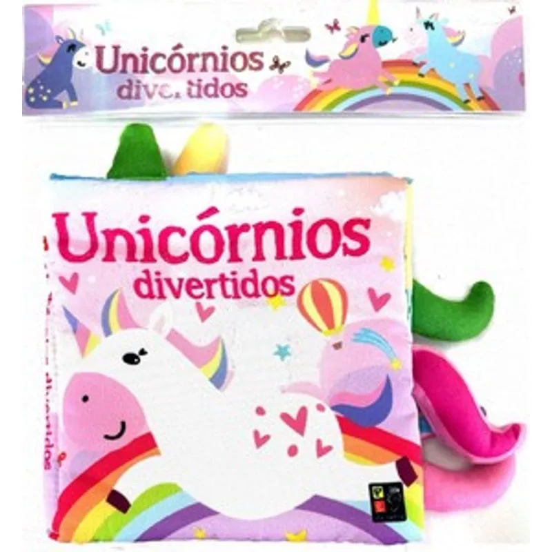 Livro de Tecido - Unicórnios Divertidos