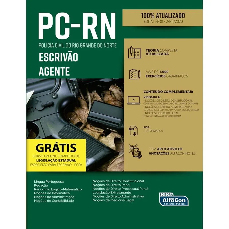 Livro - Agente e Escrivão da Polícia Civil do Rio Grande do Norte - PC-RN: Edital 2020