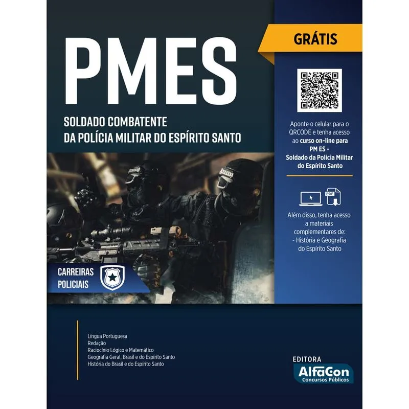 Livro - Soldado Combatente Da Polícia Militar Do Estado Do Espírito Santo - PM ES
