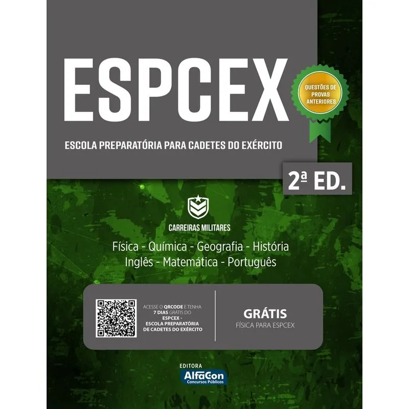 Livro - Apostila ESPCEX - Escola Preparatória para Cadetes do Exército