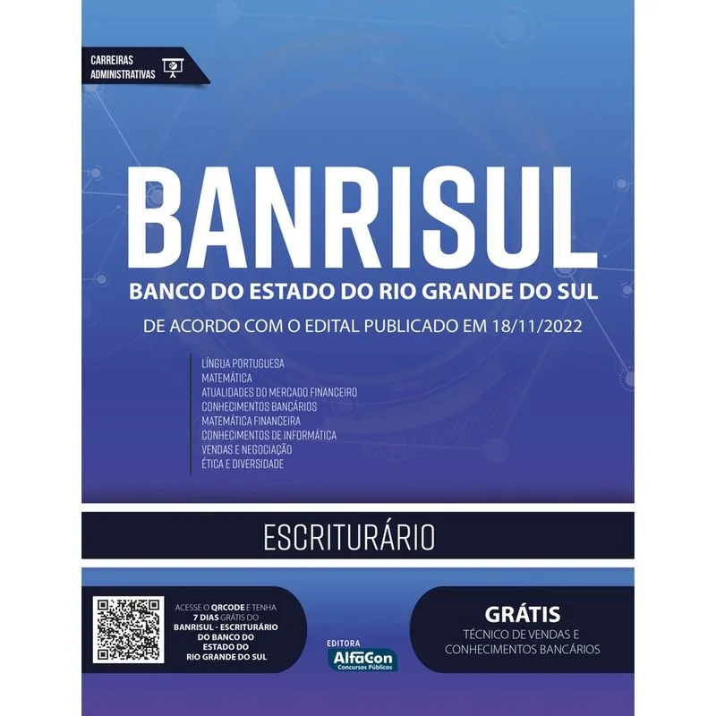 Livro - Escriturário - Banco do Estado do Rio Grande do Sul - BANRISUL