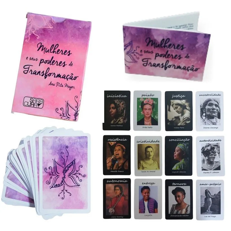 Mulheres E Seus Poderes De Transformação Livreto + 42 Cartas