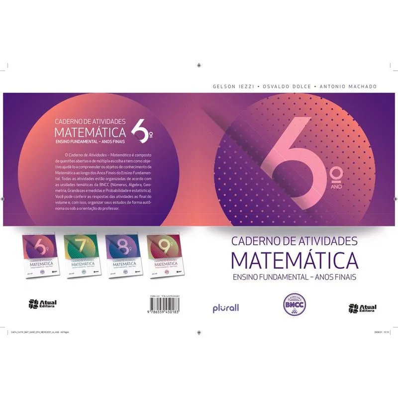 Livro - Caderno de Atividades Matemática 6º ano