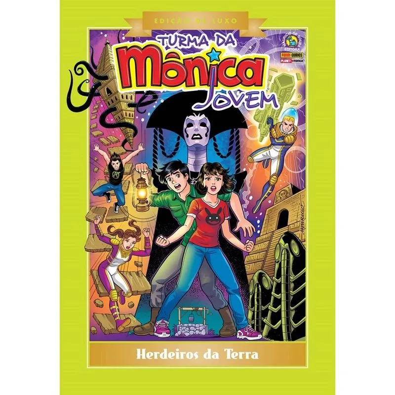 Livro - Turma Da Mônica Jovem Edição De Luxo: Herdeiros Da Terra Vol. 6 Livro - Turma da Mônica Jovem: Herdeiros da Terra Vol. 6: Edição de Luxo