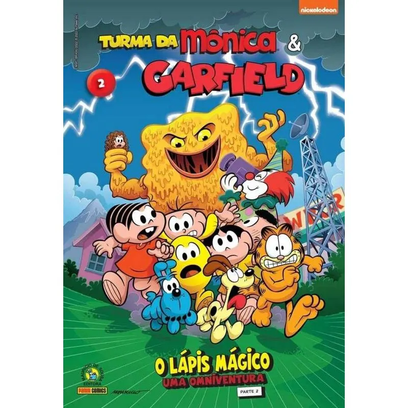Livro Turma Da Monica E Garfield 02