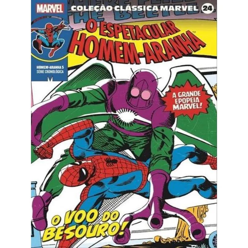 COLEÇÃO CLÁSSICA MARVEL VOL. 24 - HOMEM-ARANHA VOL. 5
