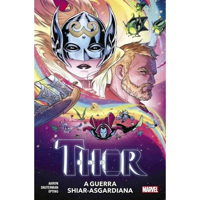 Livro - Thor: A Deusa do Trovão Vol. 4 - A Guerra Shiar-Asgardiana: Nova Marvel Deluxe