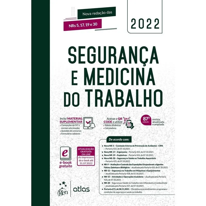 Livro - Segurança e Medicina do Trabalho