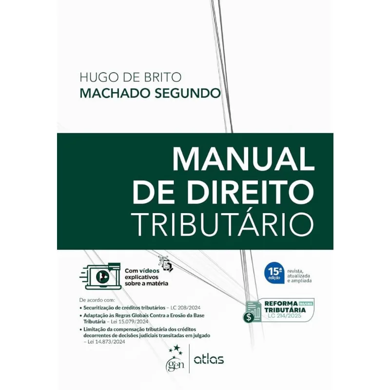 Manual de Direito Tributário - 15ª Edição (2402)