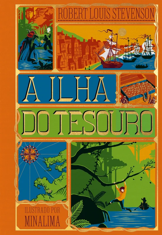A Ilha do Tesouro – Edição de luxo ilustrada e com elementos interativos do estúdio MinaLima E-book