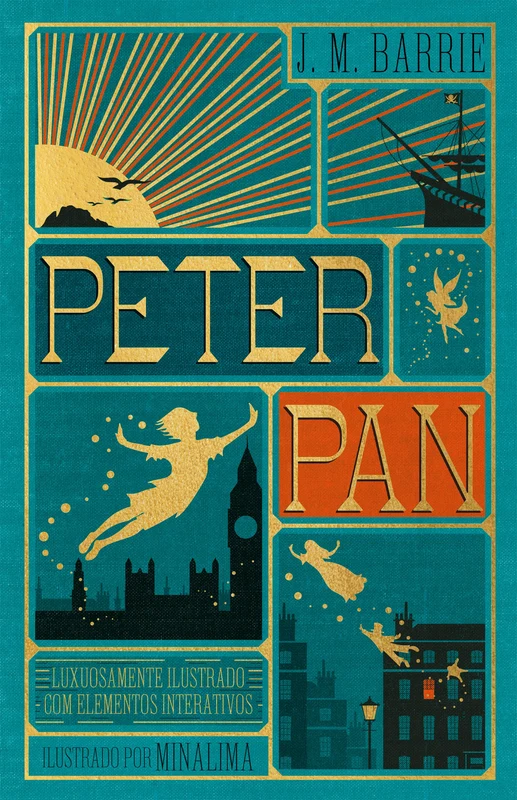 Peter Pan – Edição de luxo ilustrada e com elementos interativos do estúdio MinaLima E-book