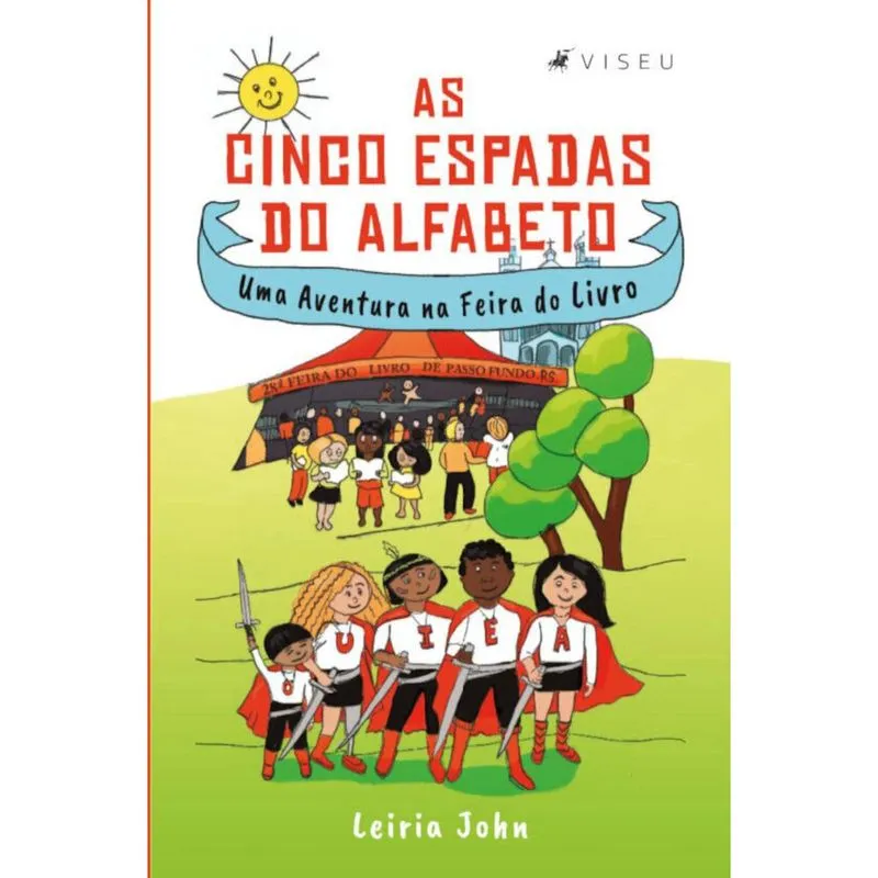 As Cinco Espadas do Alfabeto: Uma Aventura na Feira do Livro