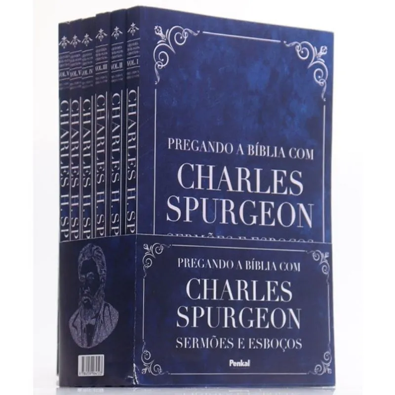 Box 6 Volumes | Pregando A Bíblia Com Charles Spurgeon Sermões E Esboços | Teologia