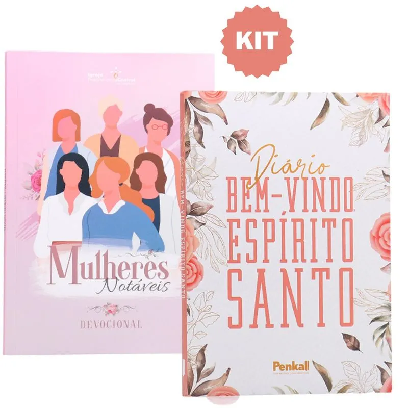 Kit Mulheres Notáveis + Diário Bem-Vindo Espírito Santo
