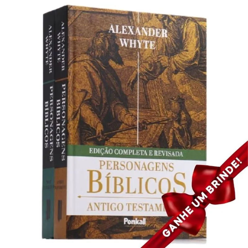 Box 2 Livros | Capa Dura | Personagens Bíblicos | Antigo E Novo Testamento | Alexander Whyte